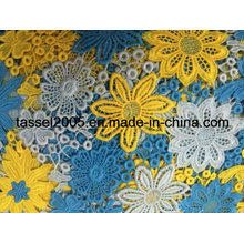 Mehrfarbige Guipure Lace Fabric Factory